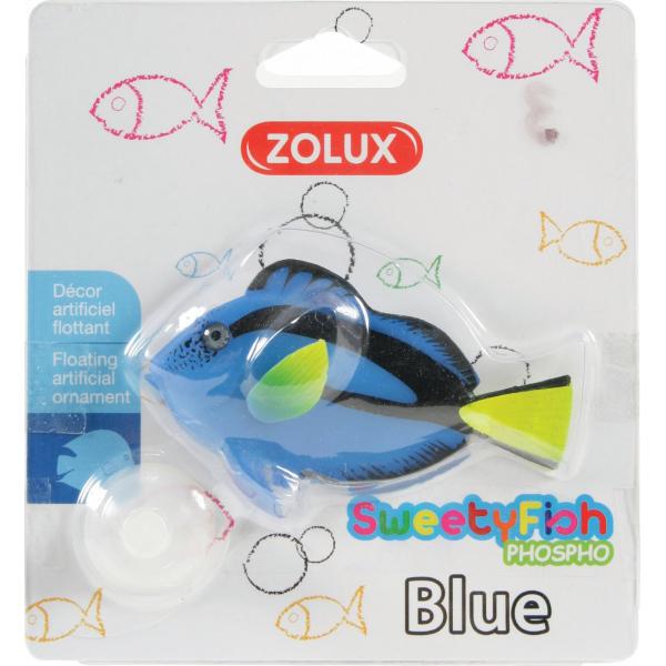 ZOLUX Dekoracja SweetyFish Phospho Rybka Blue