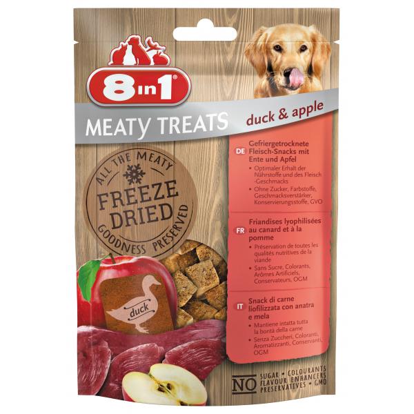 Przysmak 8in1 Dog Freeze Dried Duck/Apple 50g