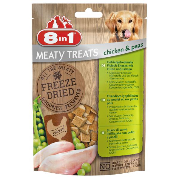 Przysmak 8in1 Dog Freeze Dried Chicken/Peas 50g