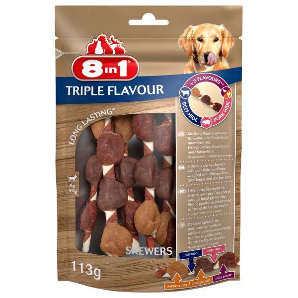 Przysmak 8in1 Triple Flavour Skewers 6 szt.