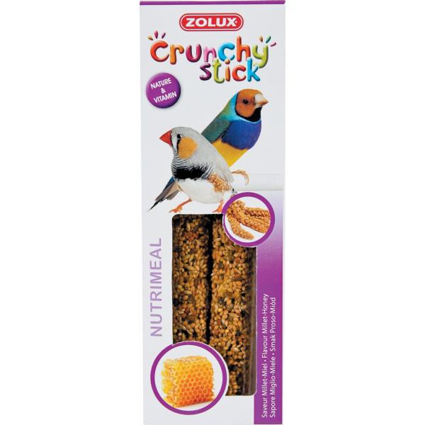 ZOLUX Crunchy ptaki egzotyczne proso/miód 85g