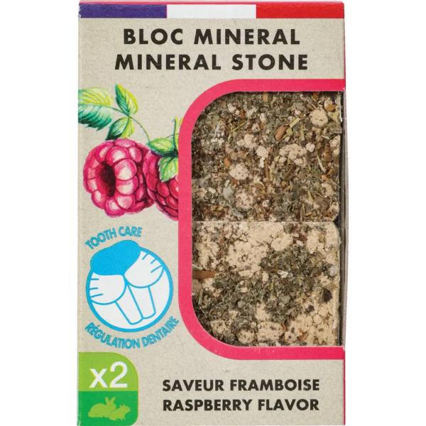 ZOLUX Kostki mineralne dla gryzoni i królików EDEN z maliną 2szt. x 100g
