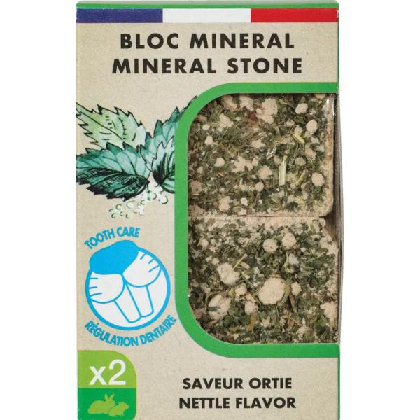 ZOLUX Kostki mineralne dla gryzoni i królików EDEN z pokrzywą 2szt. x 100g