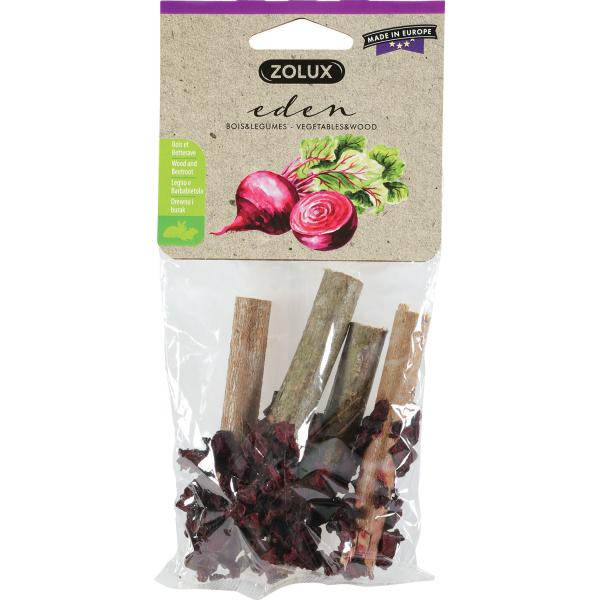 ZOLUX Drewniane patyczki z burakiem EDEN 36g