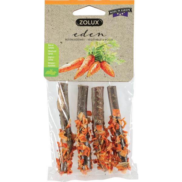 ZOLUX Drewniane patyczki z marchwią EDEN 36g