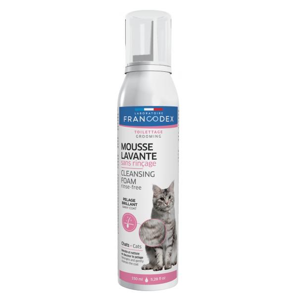 FRANCODEX Pianka myjąca bez spłukiwania dla kotów 150ml