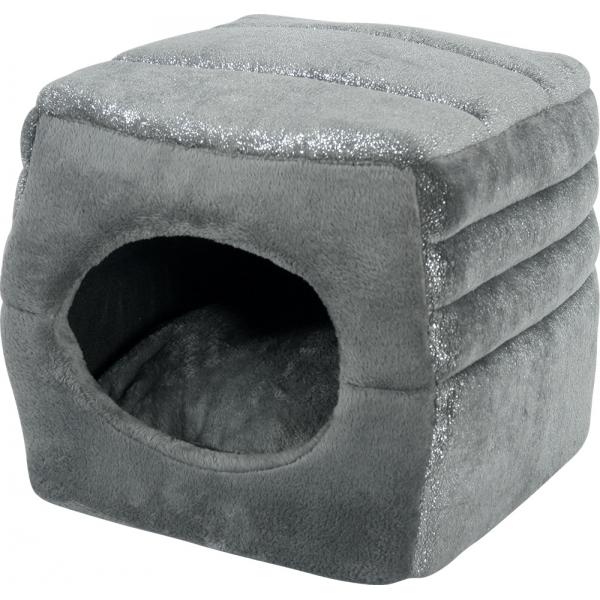 ZOLUX Legowisko Mademoiselle Cube 2w1 35x35x35 szary