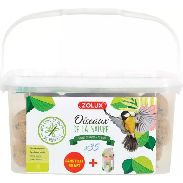 ZOLUX Wiaderko 35 kul tłuszczowych x 90g