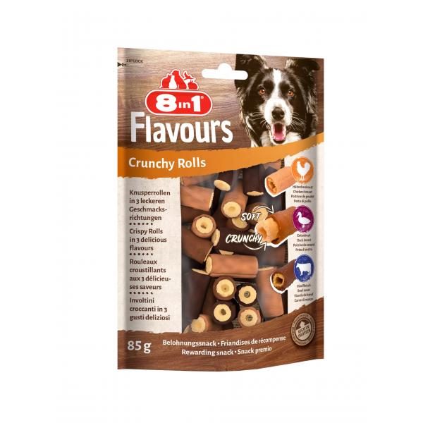 Przysmak 8in1 FLAVOURS Crunchy Rolls 85g