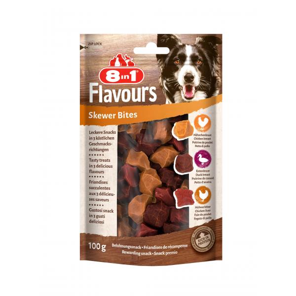 Przysmak 8in1 FLAVOURS Skewer Bites 100g