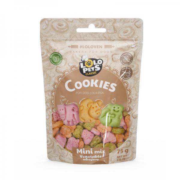 HOBBY Ciastka dla psa mini mix zwierzątka warzywne 75g