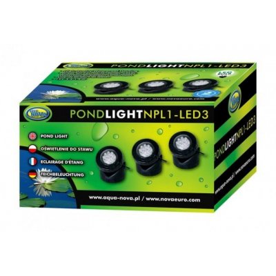 Wodoodporne oświetlenie LED 3x1,6W Aqua Nova