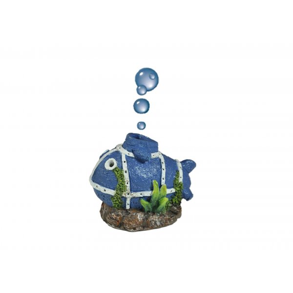 Ozdoba ŁÓDŹ PODWODNA NAPOWIETRZANA Bubble Deco 7cm