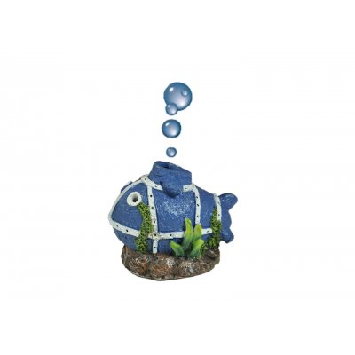 Ozdoba ŁÓDŹ PODWODNA NAPOWIETRZANA Bubble Deco 7cm