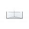 DIVERSA Akwarium TRIO 107x107x50cm 342L