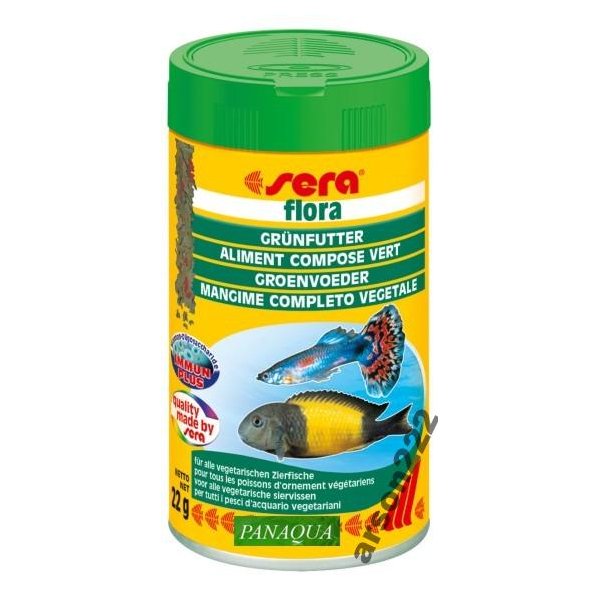 SERA FLORA 250ml Pokarm dla wszystkich ryb roślino