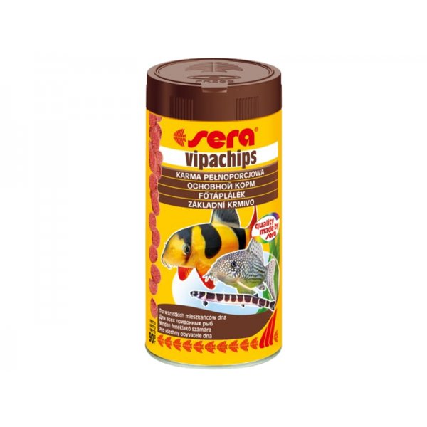 SERA VIPACHIPS 100ml Pokarm podstawa ryby przyden