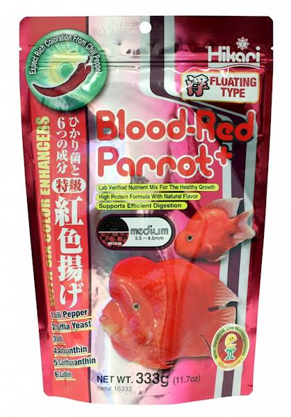 HIKARI BLOOD-RED PARROT PLUS MEDIUM 333G POKARM