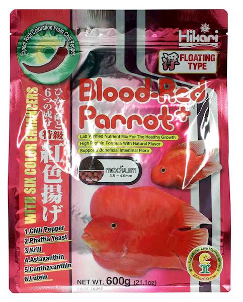 HIKARI BLOOD-RED PARROT PLUS MEDIUM 600G POKARM