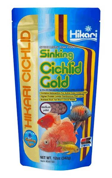HIKARI CICHLID GOLD SINKING MEDIUM 342G POKARM
