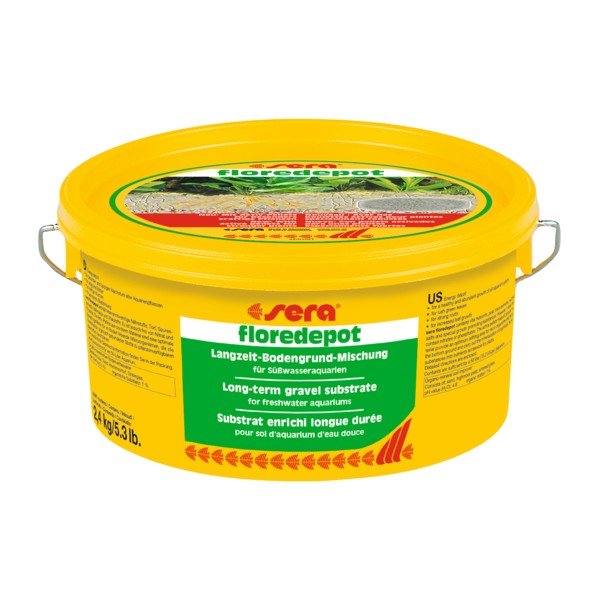 SERA FLOREDEPOT 2,4 KG PODŁOŻE DLA ROŚLIN AKWARIOWYCH