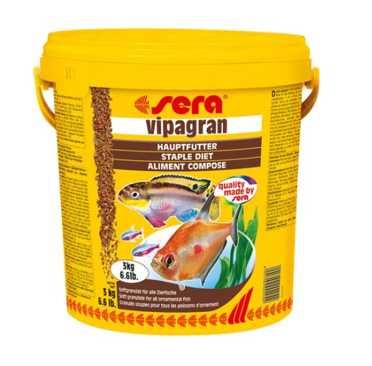 SERA VIPAGRAN 3KG GRANULOWANY POKARM PODSTAWOWY