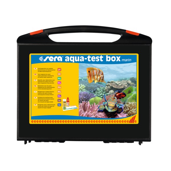 SERA AQUA-TEST BOX MARIN (+CA) TESTY DO WODY W WALIZCE