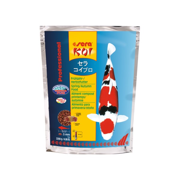 SERA KOI PROFESSIONAL SPRING/AUTUMN FOOD 2200 G POKARM SPECJALNY