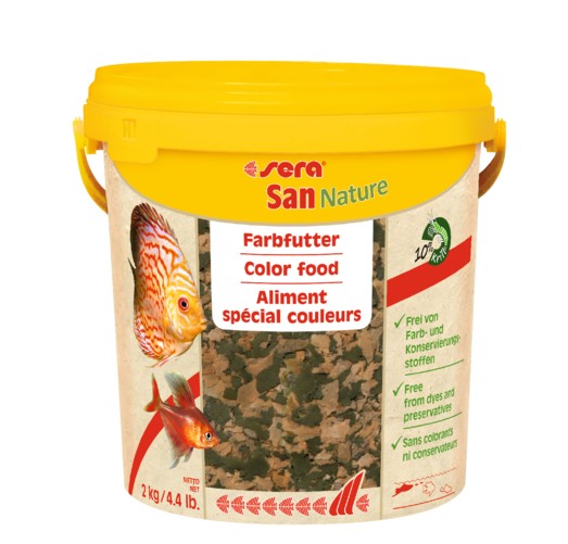 SERA SAN NATURE 2 KG POKARM WYBARWIAJĄCY