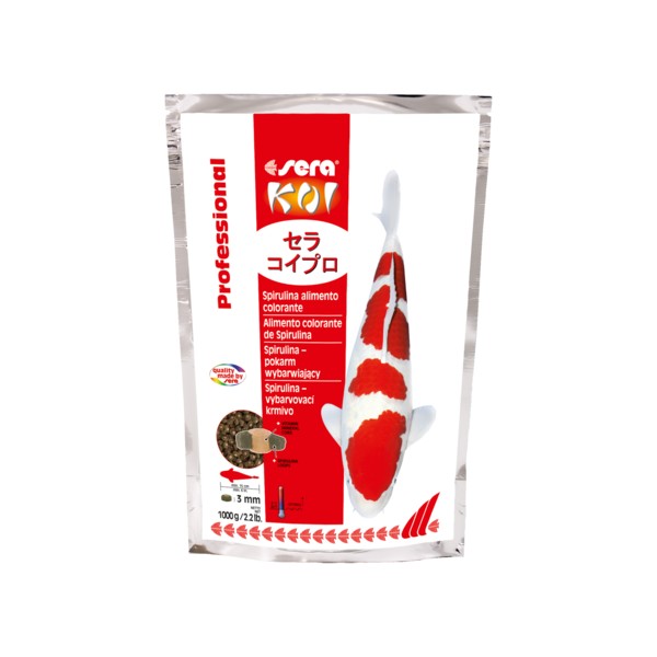 SERA KOI PROFESSIONAL SPIRULINA COLOR FOOD 1000G POKARM