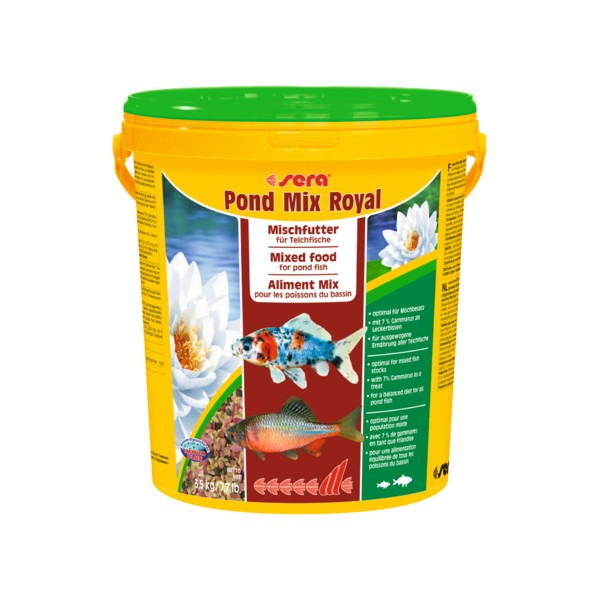 SERA POND MIX ROYAL 21L POKARM MIESZANKA DLA RYB STAWOWYCH