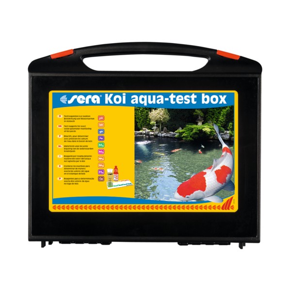 SERA KOI AQUA TEST BOX WALIZKA Z TESTAMI DO OCZEK WODNYCH