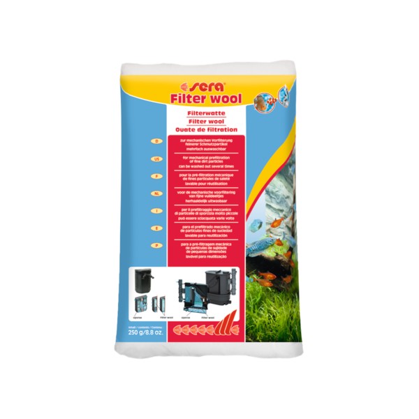 SERA FILTER WOOL 250G WATA DO FILTRÓW