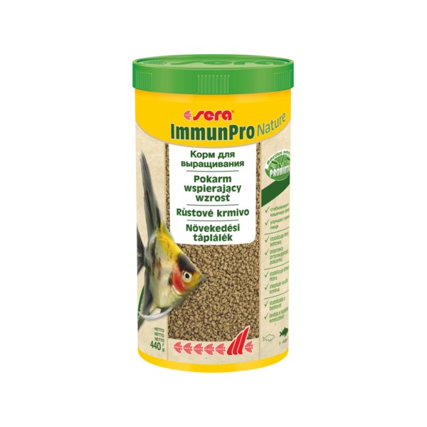 SERA IMMUN PRO 1L POKARM WOLNOTONĄCY DLA RYB OD 4 CM