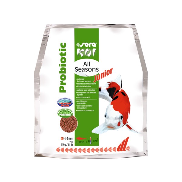 SERA KOI JUNIOR ALL SEASONS PROBIOTIC 5KG POKARM SPECJALNY