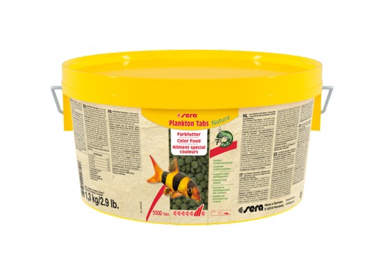 SERA PLANKTON TABS 1.3 KG POKARM WYBARWIAJĄCY