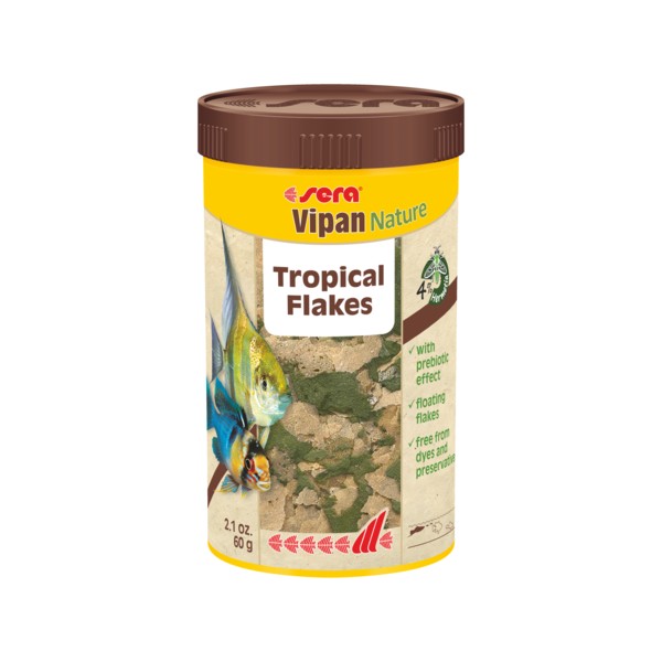 SERA VIPAN NATURE 100ML PŁATKI POKARM