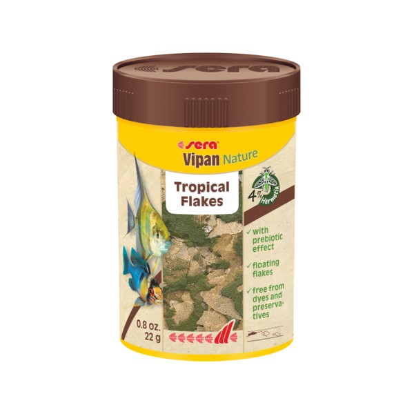 SERA VIPAN NATURE 250ML PŁATKI POKARM
