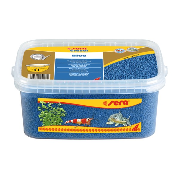 SERA GRAVEL BLUE ŻWIREK DO AKWARIUM NIEBIESKI 3L