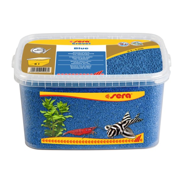 SERA GRAVEL BLUE ŻWIREK DO AKWARIUM NIEBIESKI 6L