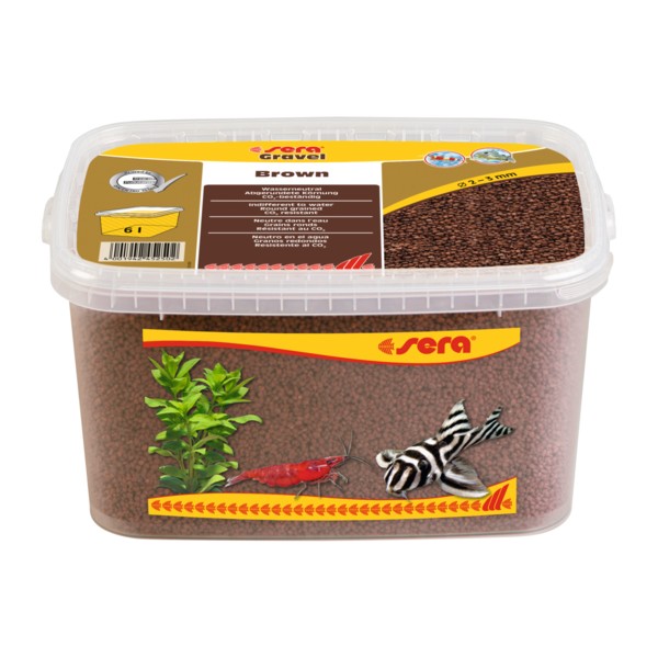 SERA GRAVEL BROWN ŻWIREK DO AKWARIUM BRAOWY 6L