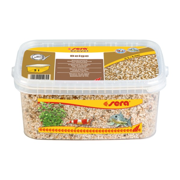 SERA GRAVEL BEIGE ŻWIREK DO AKWARIUM BEŻOWY 3L