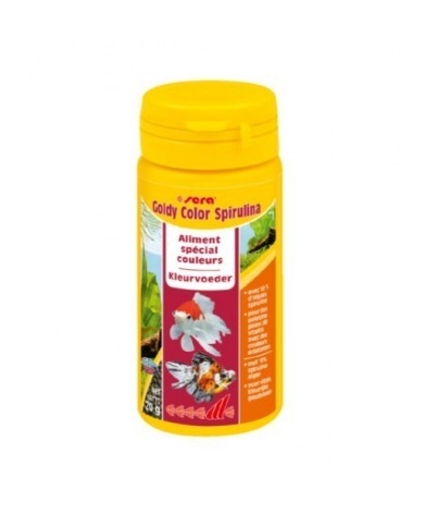 SERA GOLDY COLOR SPIRULINA 50 ML DLA ZŁOTYCH RYBEK