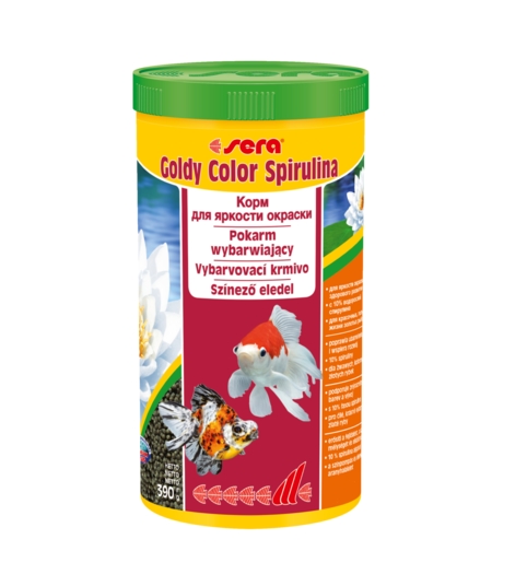 SERA GOLDY COLOR SPIRULINA 1L DLA ZŁOTYCH RYBEK