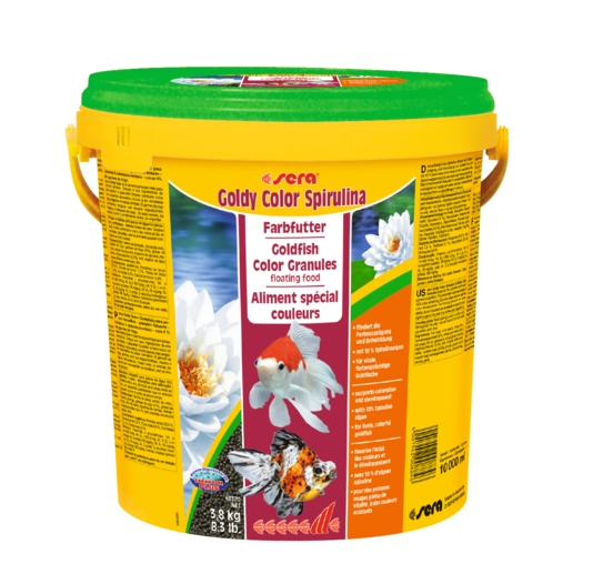 SERA GOLDY COLOR SPIRULINA 10L DLA ZŁOTYCH RYBEK