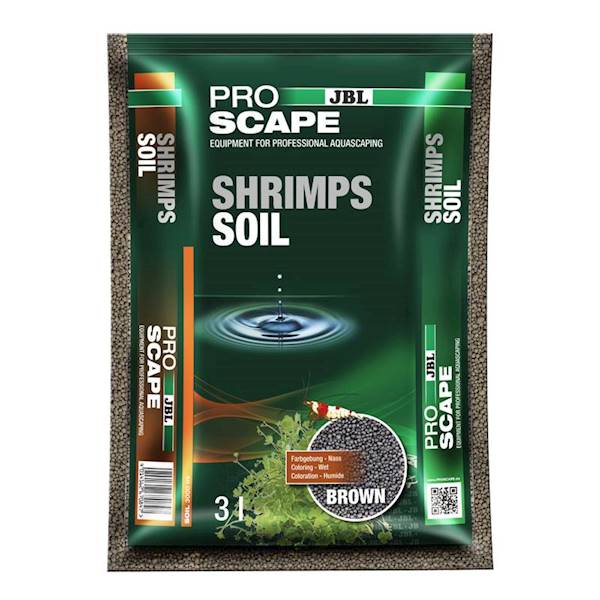 JBL PROSCAPE SHRIMPSOIL BROWN 3L PODŁOŻE CIEMNE