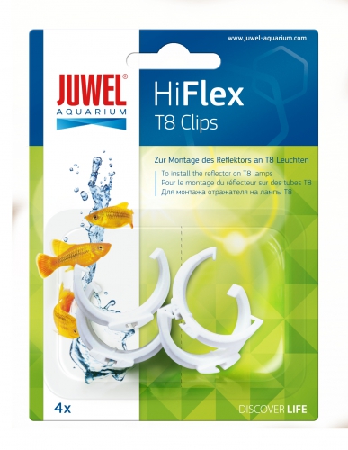JUWEL HIFLEX Klipsy plastikowe do odbłyśników T8