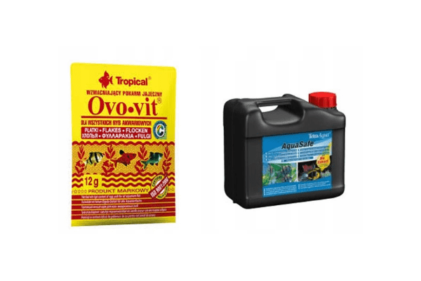 Zestaw 240 l owalny AQUAEL Led 2x16W + WYPOSAŻENIE 100