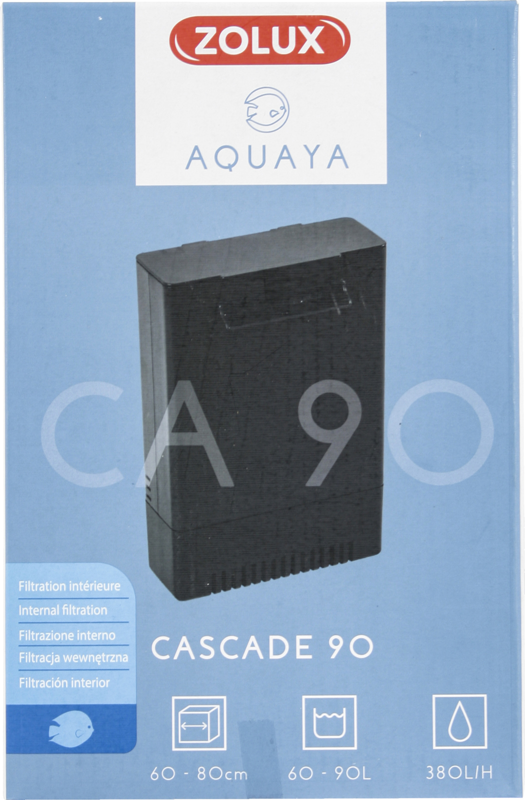 ZOLUX AQUAYA Filtr Cascade 90 czarny