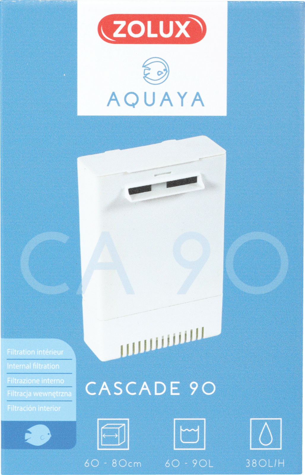 ZOLUX AQUAYA Filtr Cascade 90 biały